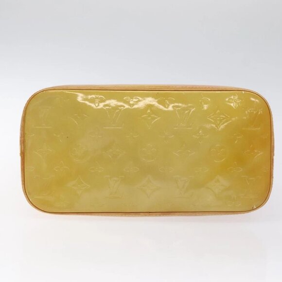 LOUIS VUITTON Monogram Vernis Houston Hand Bag Beige - Picture 3 of 14